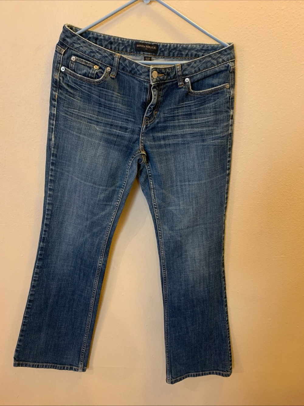 Donna Karan Women's Bootcut Jeans in Medium Blue Wash